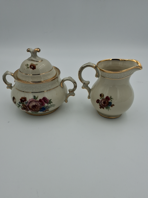 Stel fra Københavns porcelænsmaleri model Rosenborg